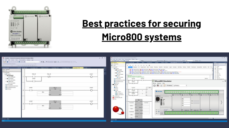 Best practices for securing Micro800 systems